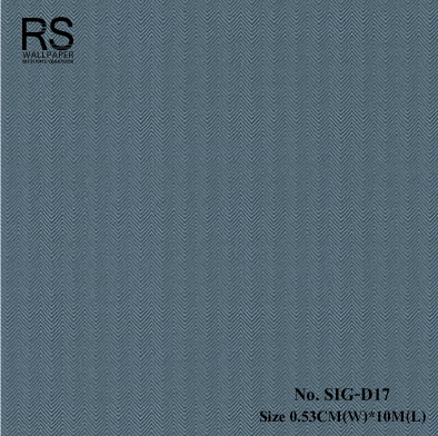 วอลเปเปอร์ สีน้ำเงินลายครีบปลา No.SIG-D17