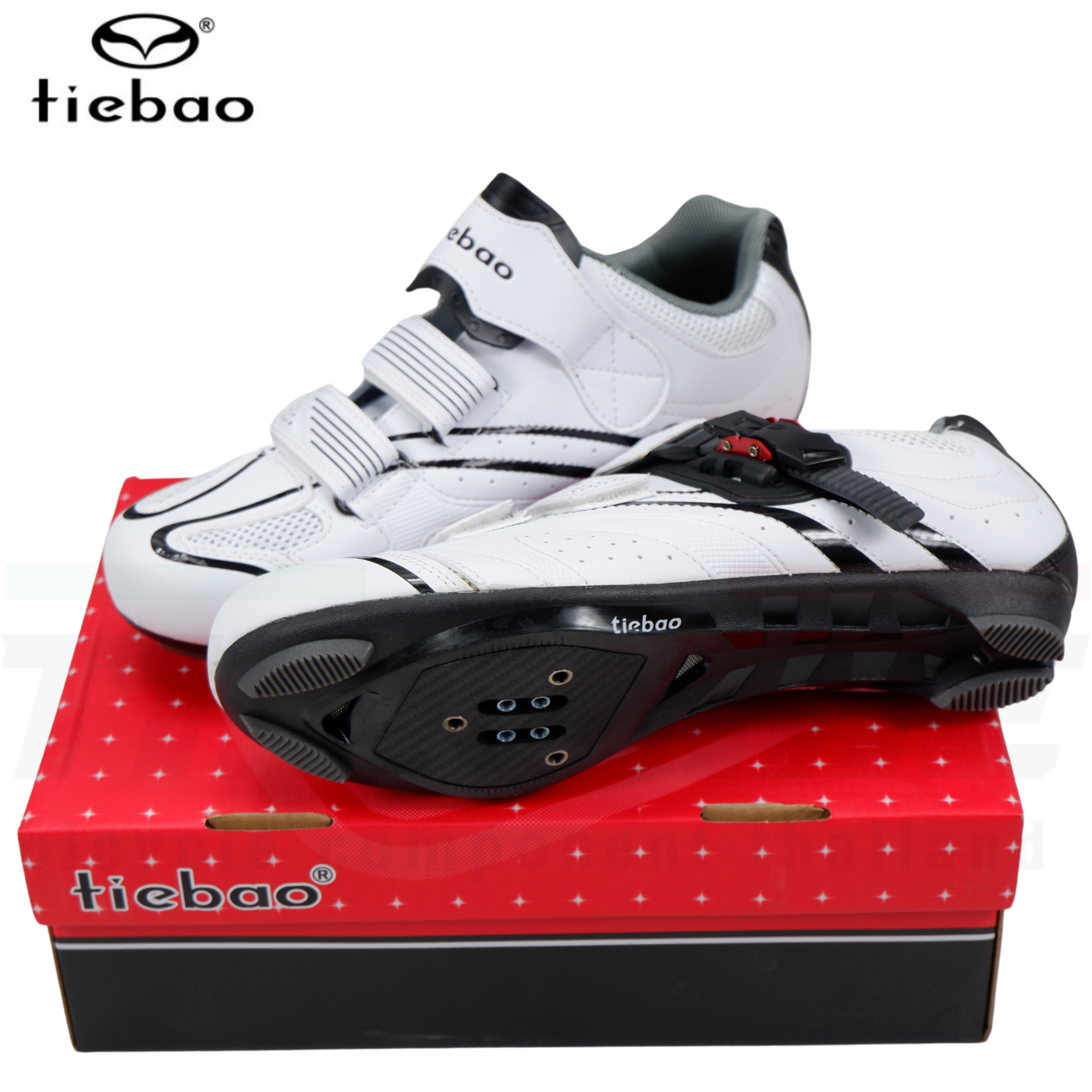 รองเท้าเสือหมอบ TIEBAO BL2712 ใส่ได้ทั้งคลีทหมอบและภูเขา แถมฟรีแผ่นคลีต