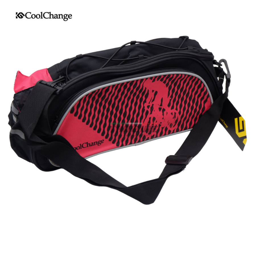 กระเป๋าทัวร์ริ่งจักรยานวางตะแกรงหลัง มีแถมฟรีผ้ากันฝน COOLCHANGE