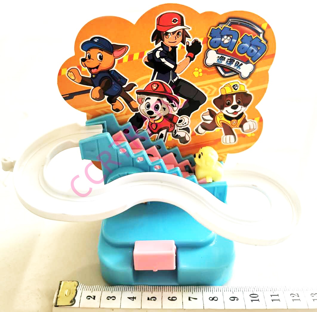 หมาน้อยไต่บันไดสีหวานถาด 14.5 ซม.