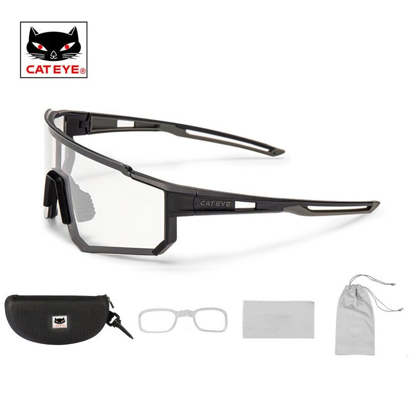 ของแท้ แว่นตาปั่นจักรยาน เลนส์ปรับแสงออโต้ CATEYE Photochromic มีเลนส์ใส่แว่นสายตา