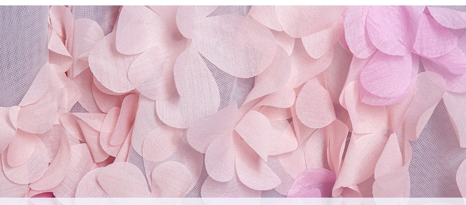 DS034 - **พร้อมส่ง**ชุดราตรีหรู เดรสหน้าสั้นหลังยาวออกงาน (semi-long dresses) ชุดไปงานแต่งงานสวยๆ ชุดยกน้ำชา "ธีมสีขาวดอกไม้"