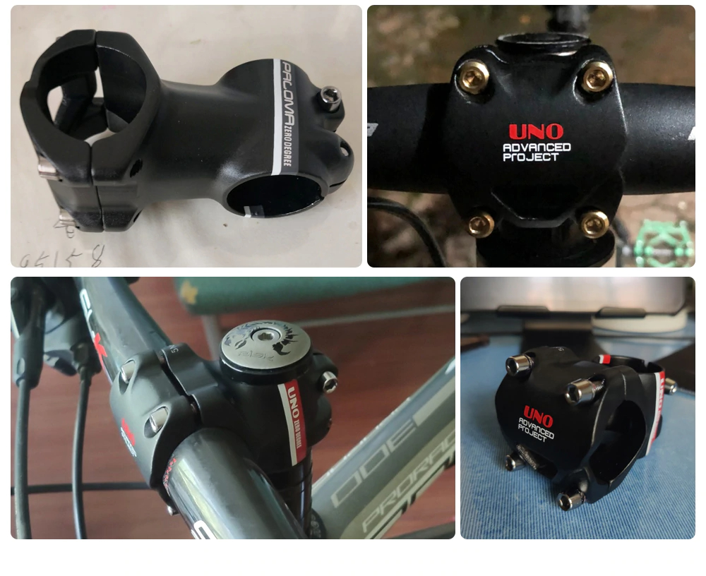 สเต็มจักรยานอลูมิเนียม UNO 0 degree ยาว 35มม. 45มม.