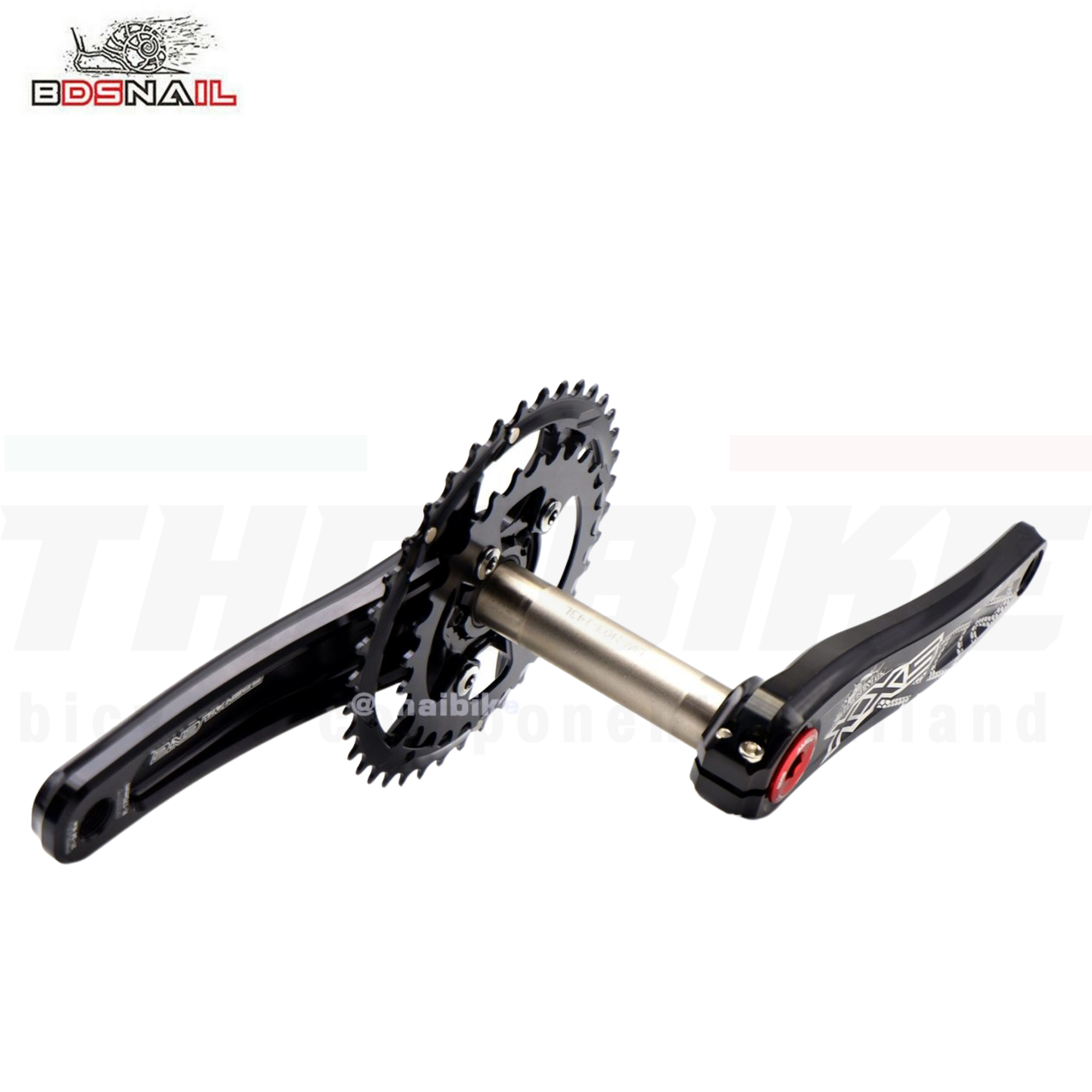 ชุดขาจานจักรยานเสือภูเขา BDSNAIL Narrow Wide Chainring MTB GXP 170mm แถมฟรีกะโหลก