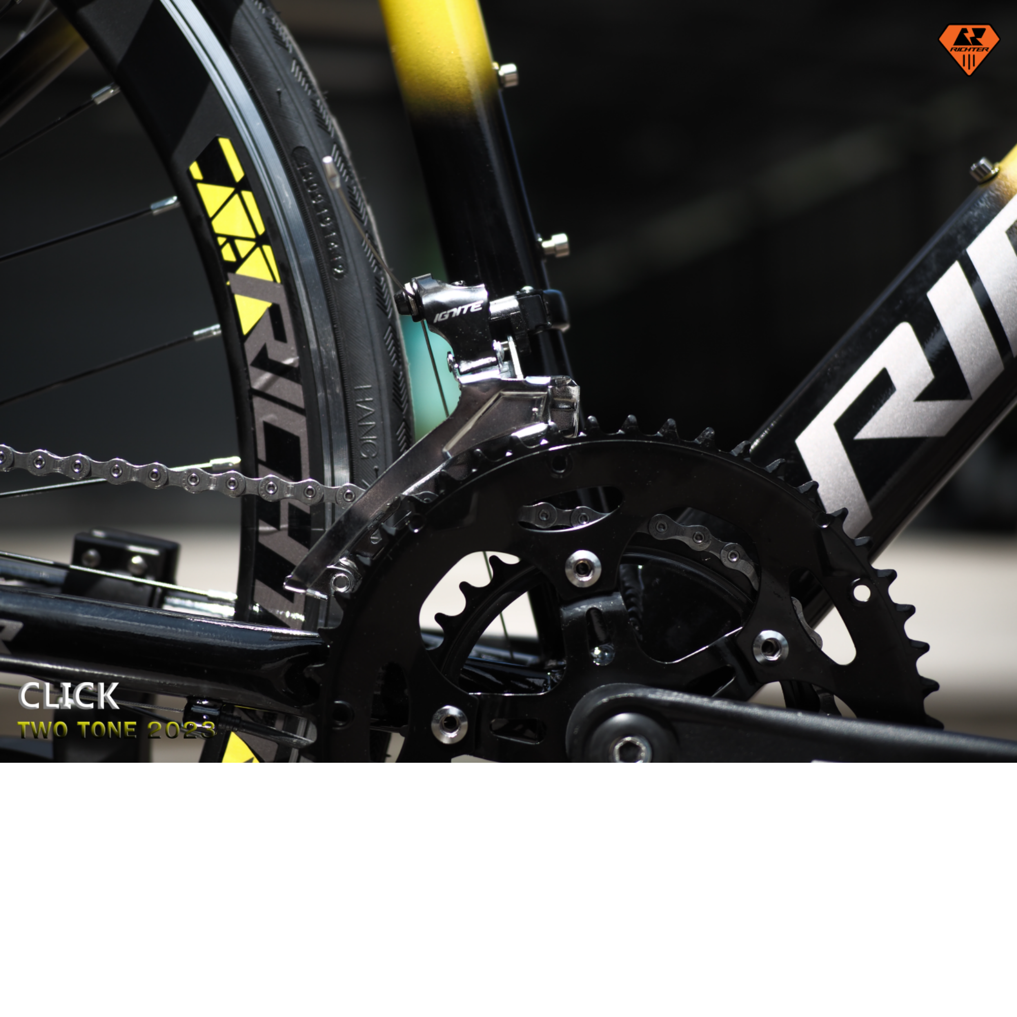 จักรยานเสือหมอบมือตบ RICHTER CLICK อลูมิเนียม 18 เกียร์ แบบมือตบ