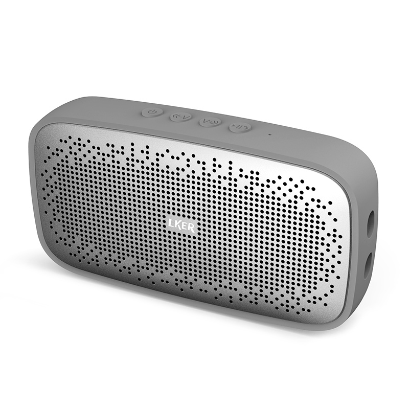 LKER LKS1 ลำโพงพกพาไร้สาย กันน้ำได้ รองรับ Bluetooth V4.0 มี 4 สี