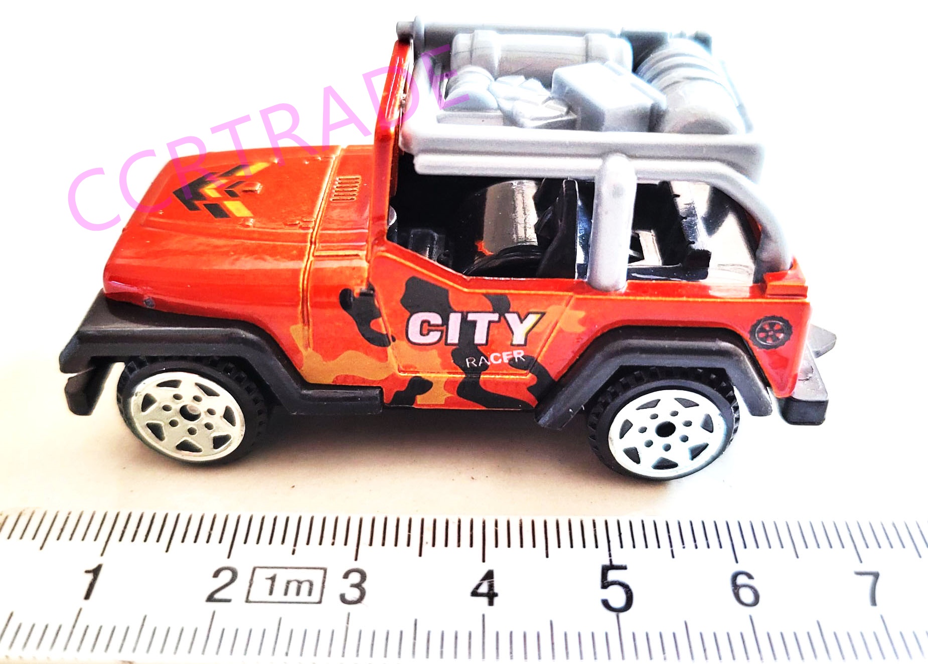 รถเหล็กสีสดคละแบบกล่อง 29.5 ซม.