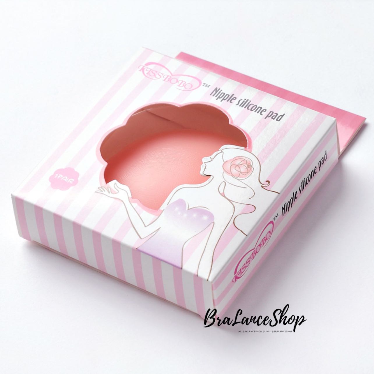 BLS✿J08 ปิดจุกซิลิโคนแบบมีกาว แบรนด์KissBoBo