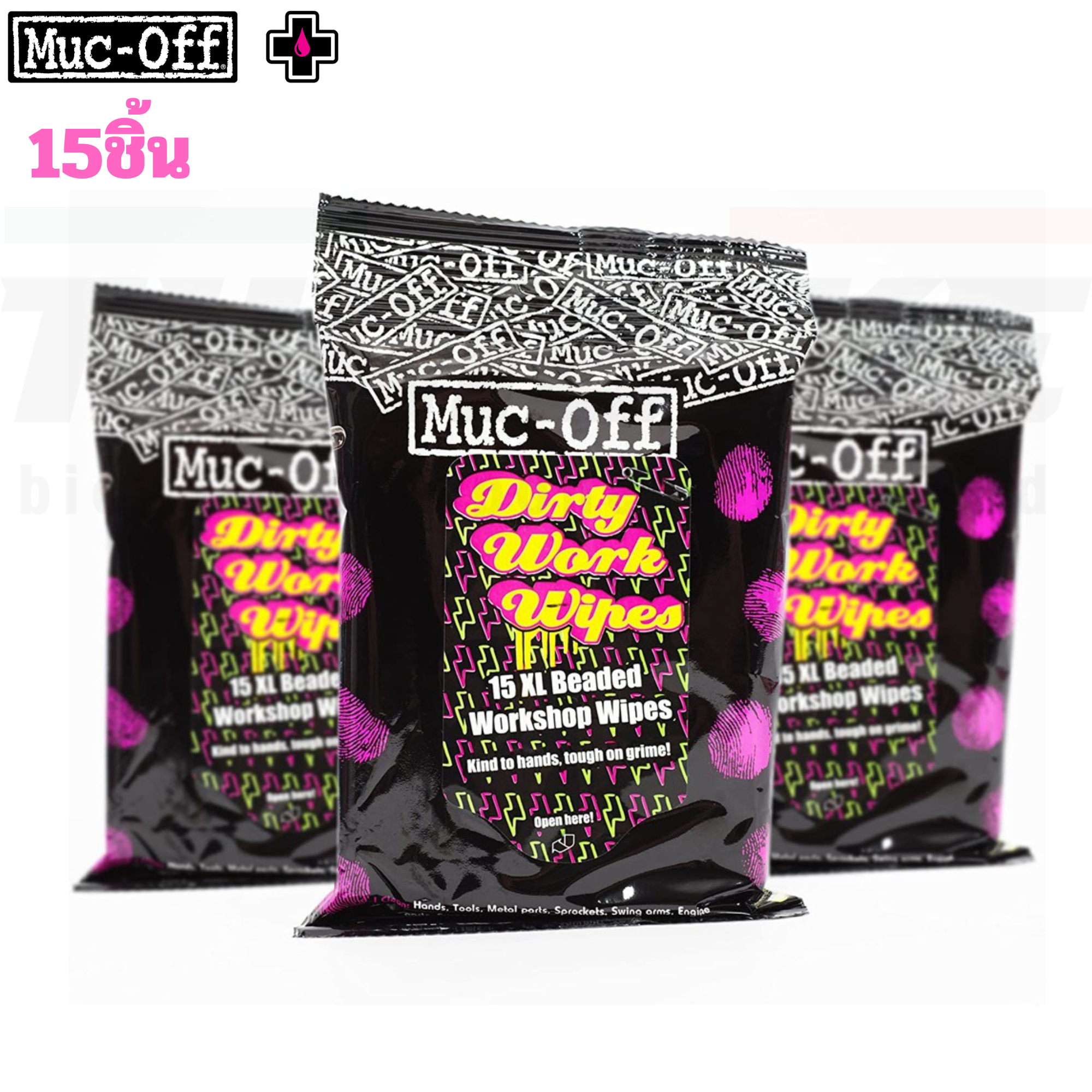 กระดาษเปียกสำหรับงานจักรยาน Muc-Off Dirty Work Wipes