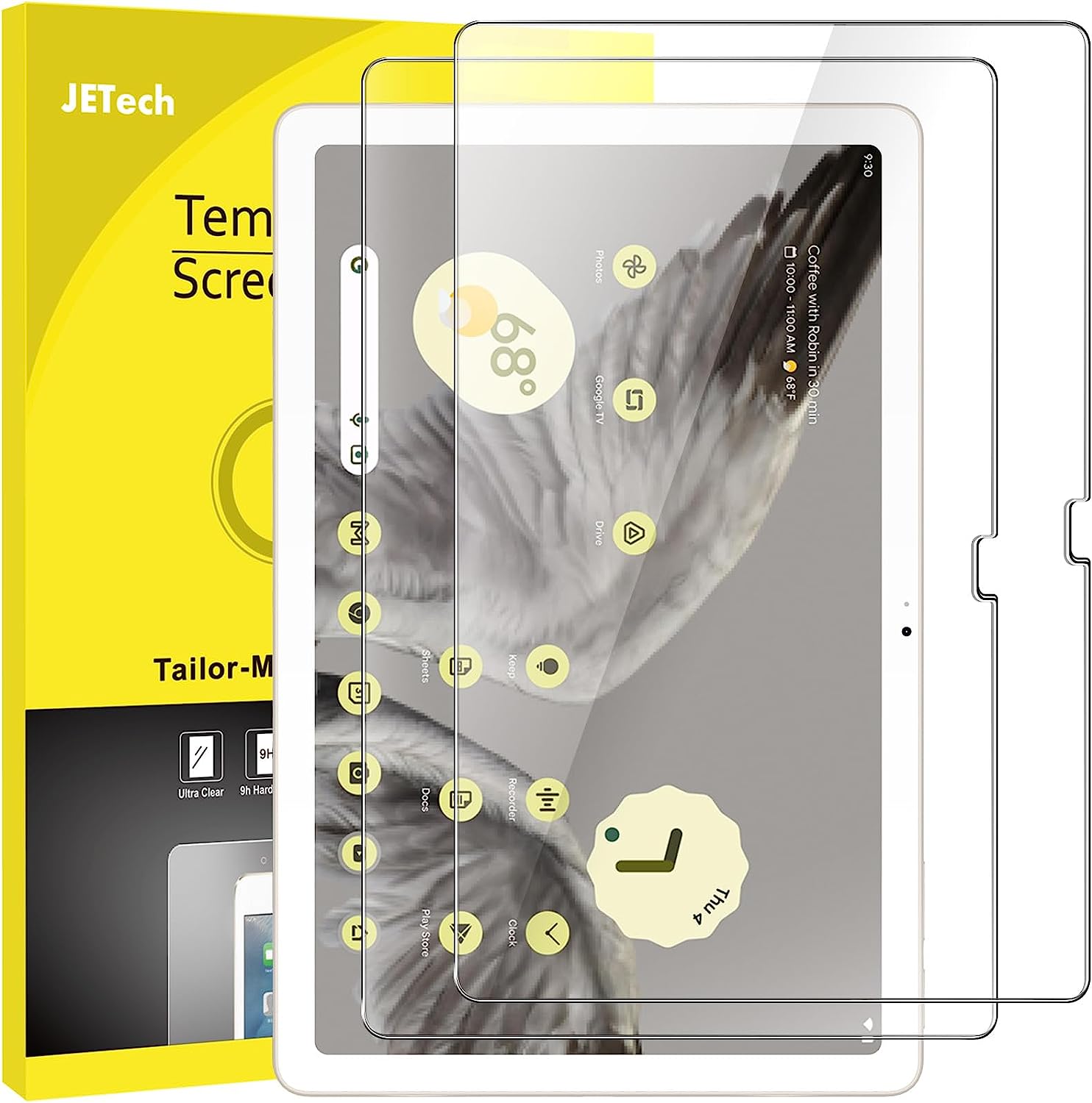 JETech Screen Protector for Google Pixel Tablet (11-Inch, 2023 Model)
