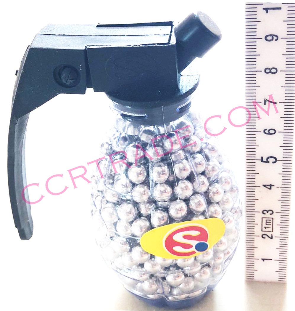 ลูกกระสุนระเบิดมือคละสี 500 นัด 24 ชิ้นกล่อง 33 ซม.