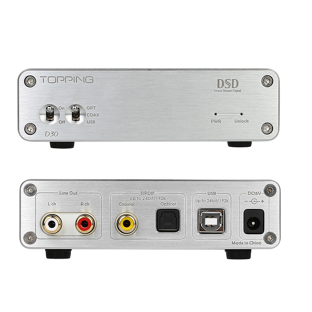 ขาย Topping D30 DAC ตั้งโต๊ะชุดใหญ่ชิป Cirrus CS4398 รองรับ DSD Hi-res