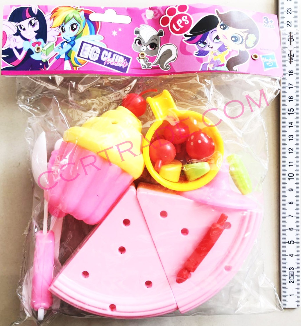 ชุดเค้กปาร์ตี้วันเกิดโพนี่จัมโบ้ถุง PVC 23.5 ซม.(ลิขสิทธิ์แท้)