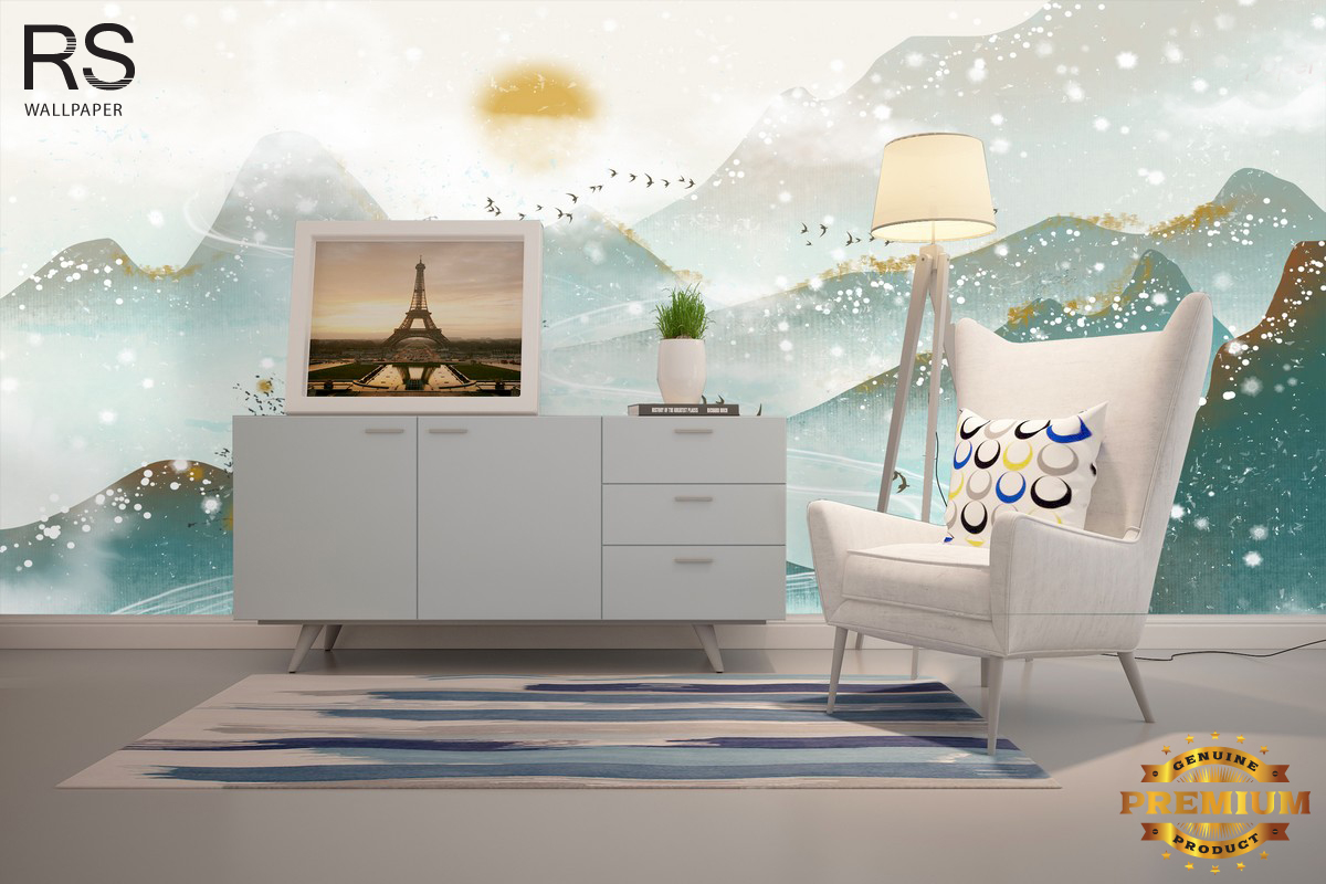 วอลเปเปอร์ ภาพฮวงจุ้ย ภาพเขียนจีน J-PREMIUM(สั่งผลิต)