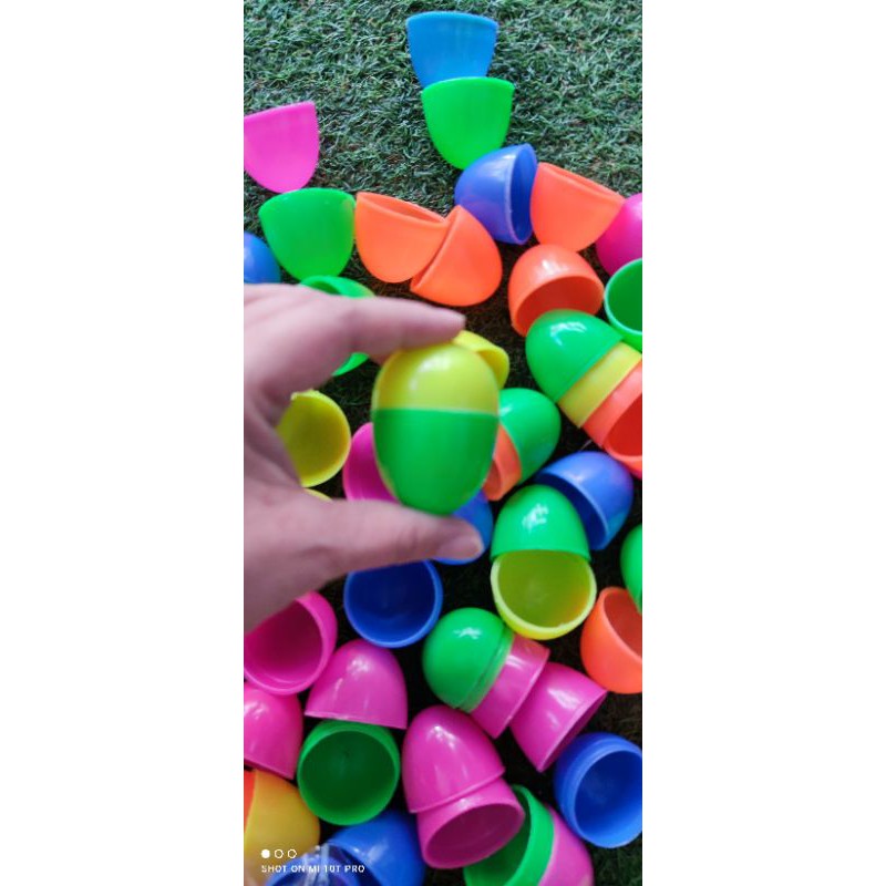 ไ่ข่ทอง ไข่เงินขนาดเท่าไข่ไก่ ไข่จับฉลาก พร้อมส่ง ไข่หลากสี