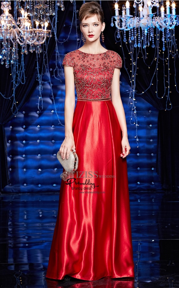 T015**พรีออเดอร์เดรสสีแชมเปญอมส้ม สีม่วง สีแดง **ชุดราตรียาวสีแชมเปญอมส้ม แขนสั้น เล่นดีเทลซีทรูช่วงอกและแขน ตัวเสื้อช่วงบนใช้ผ้าโปร่งปักดิ้นทองลายดอกไม้ แถบเพชรสี่เหลี่ยมตกแต่งเป็นเข็มขัดสวยหรู ตัดต่อกระโปรงผ้าสีพื้นทรงปล่อย ใส่สบาย งานเกรดพรีเมี่ยม ไฮโซ