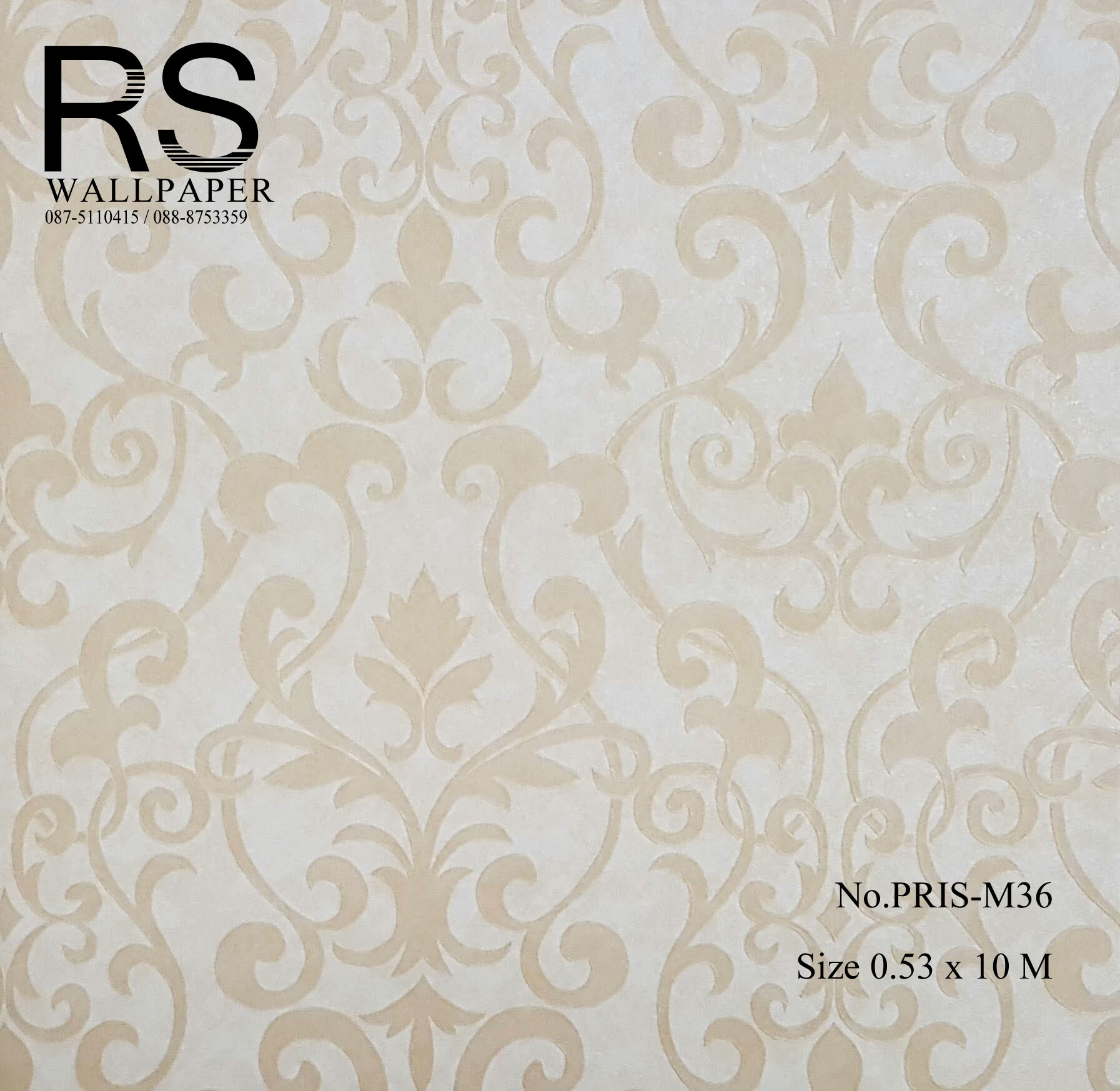 วอลเปเปอร์ลายหลุยส์ PRIS-M36