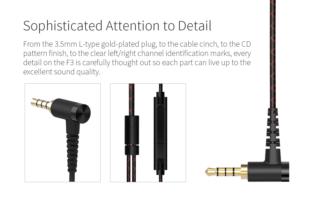 ขาย FiiO F3 หูฟัง IEM ไดร์เวอร์ Graphene แบบใหม่ล่าสุด บอดี้เปลี่ยนสีได้ พร้อมสายถักกับจุกหูฟังแบบใหม่