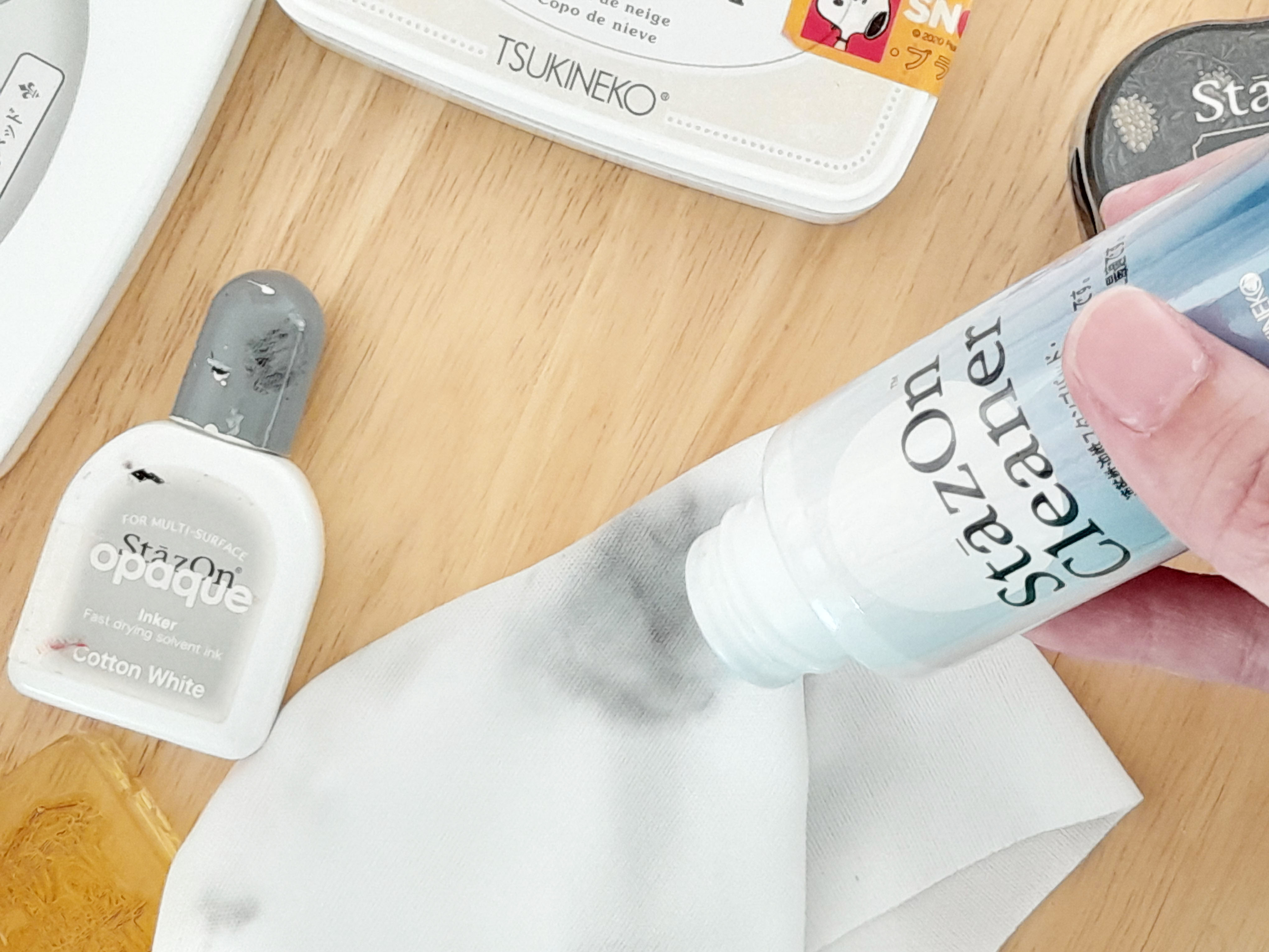 น้ำยาล้างหมึก น้ำยาทำความสะอาดตรายาง - StazOn Cleaner