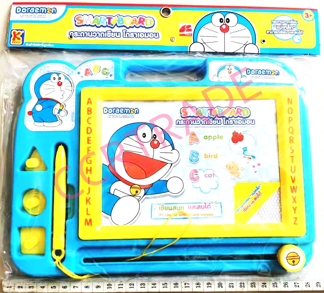 กระดานแม่เหล็กโดราเอม่อน+ตัวปั๊ม 26.5x31 ซม.(ลิขสิทธิ์แท้)(1x3)