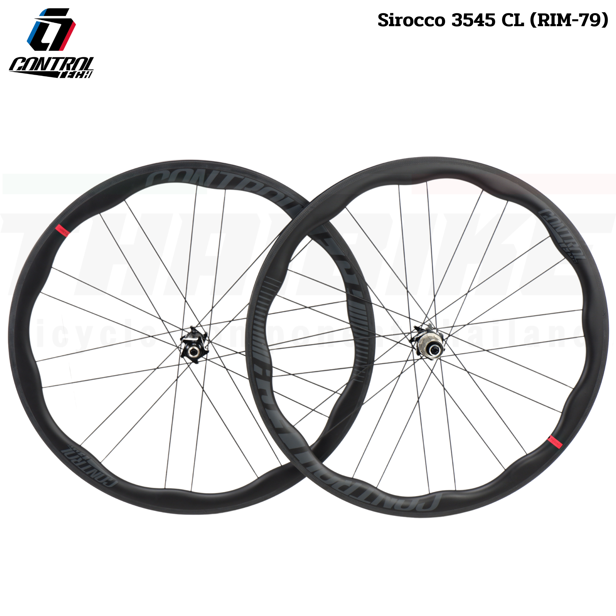 ชุดล้อจักรยานเสือหมอบคาร์บอน CONTROLTECH Sirocco 3545 CL (RIM-79)