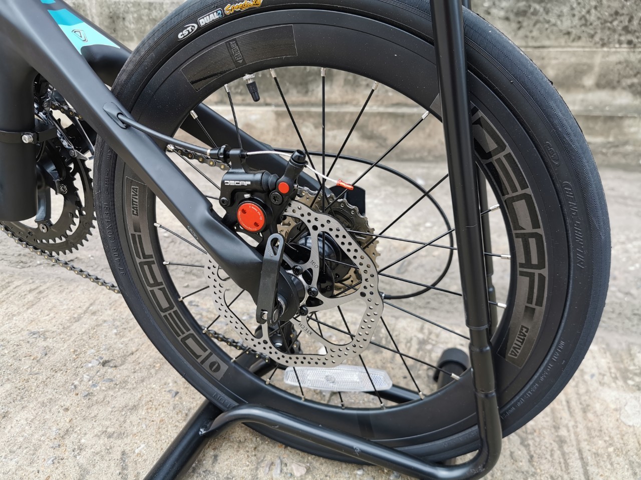 จักรยานพับได้คาร์บอนแท้ JAVA ARiA 18sp น้ำหนักเบา พับได้ Full Carbon FoldingBike