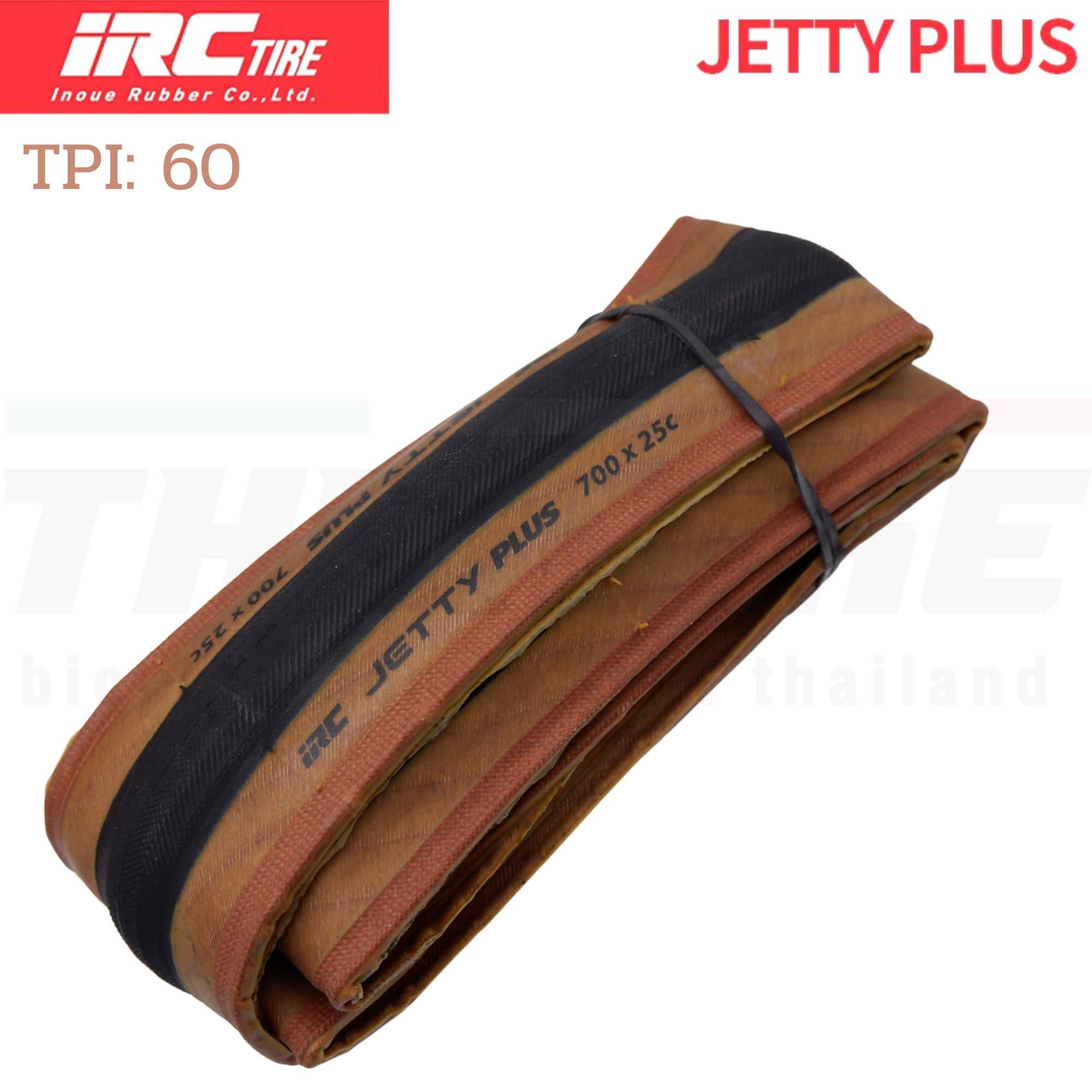 ยางนอกจักรยานเสือหมอบ IRC JETTY PLUS 700X25 700X28