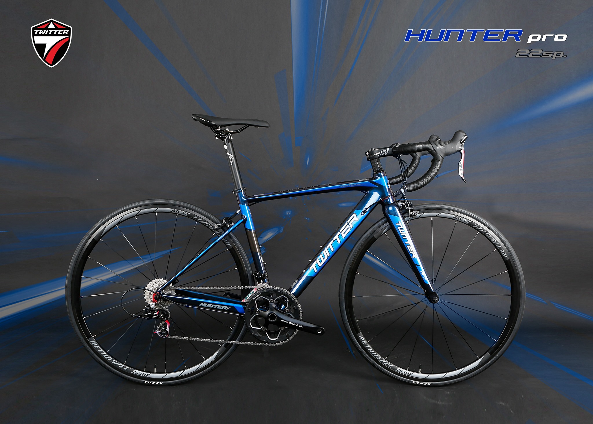 จักรยานเสือหมอบ TWITER รุ่น HUNTER PRO 11SPD