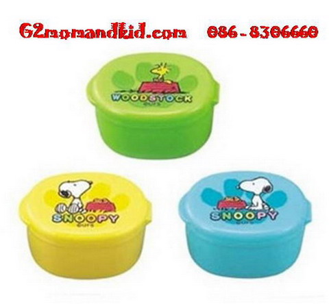 ++พร้อมส่ง++ กระปุกสำหรับแบ่งใส่ซอส น้ำจิ้ม น้ำปลา มายองเนส ลาย สนู๊ปปี้ แบบมีฝาปิด 1 แพ็ค มี 3 ชิ้น สินค้า made in japan ขนาด : 4.4 x 3.1 x 2.5 ซม.