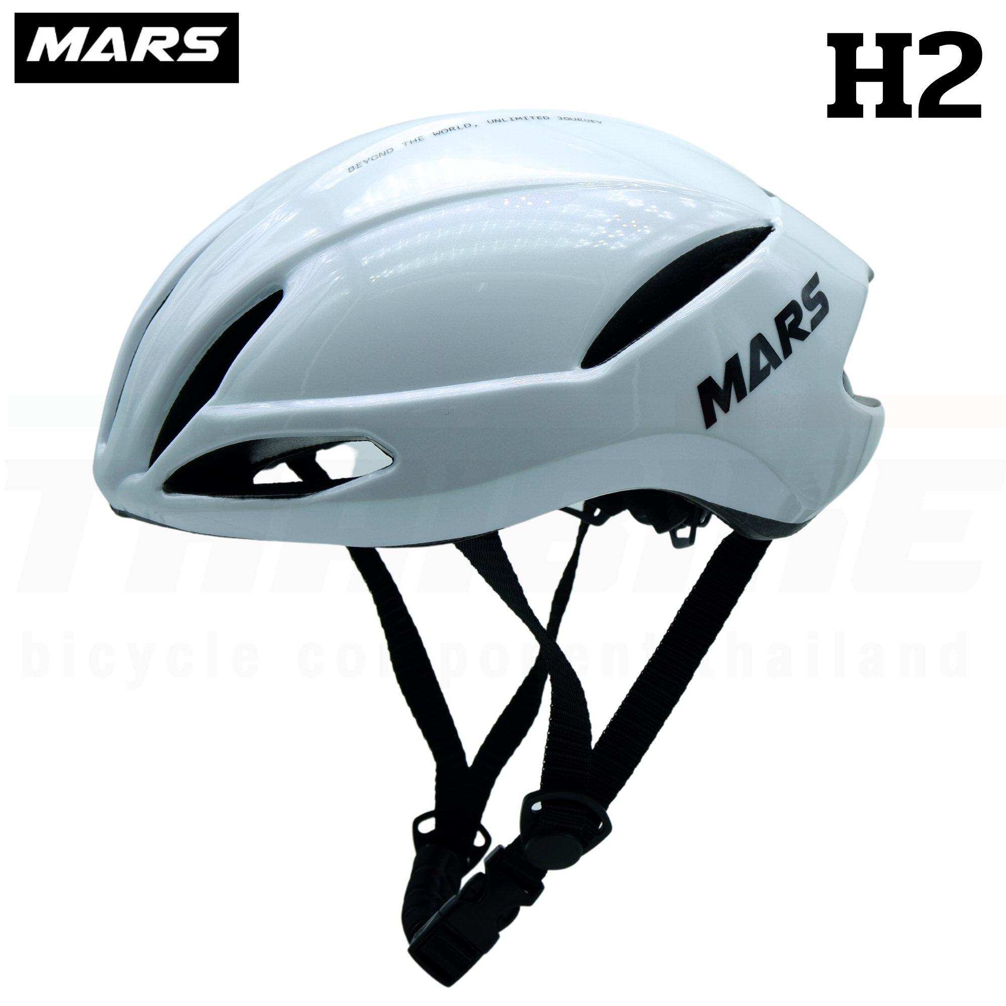 หมวกกันน็อคจักรยานแบรนด์ MARS รุ่น H2 ทรง Aerodynamic