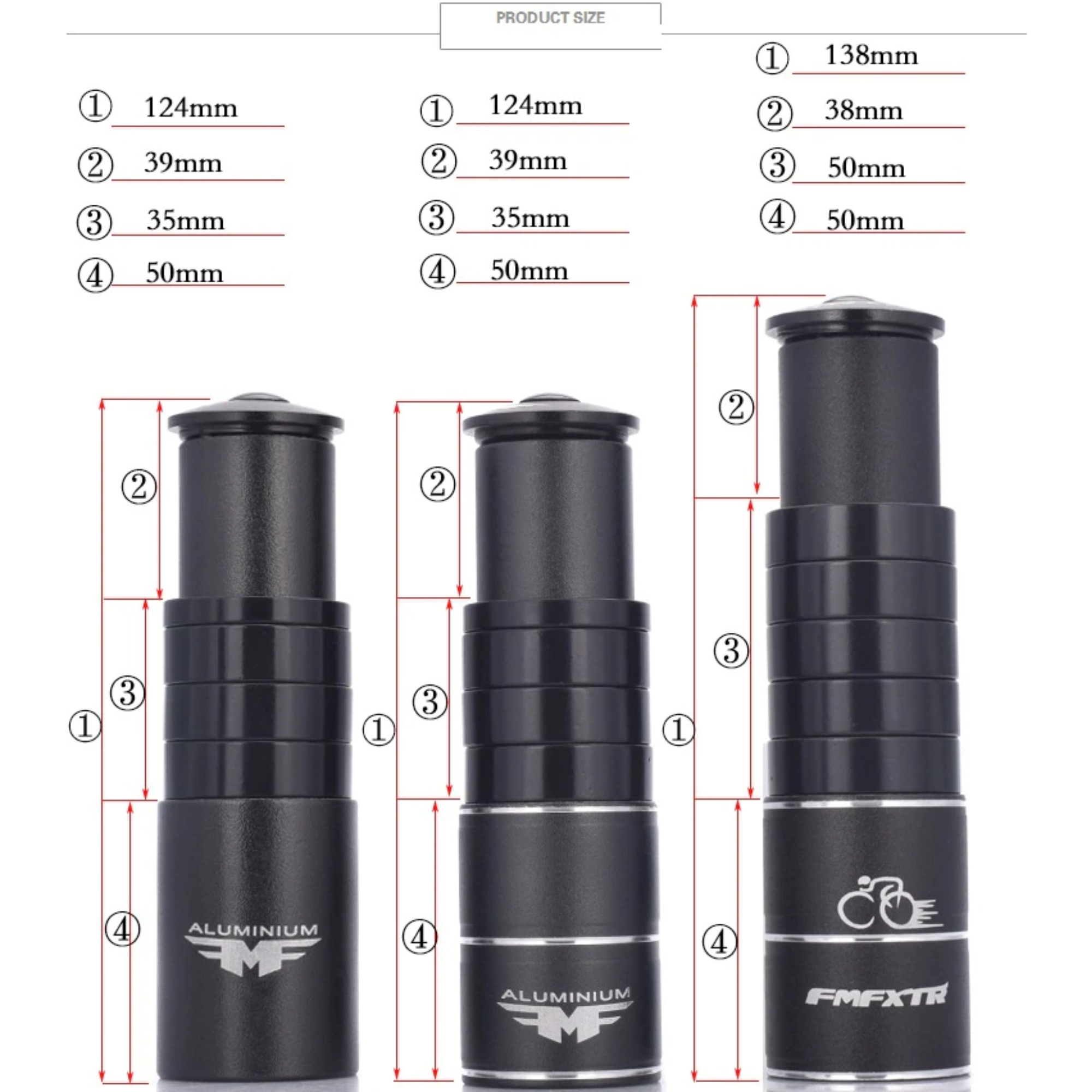 ตัวต่อซาง FMF XTR ต่อคอจักรยาน ต่อซางจักรยาน