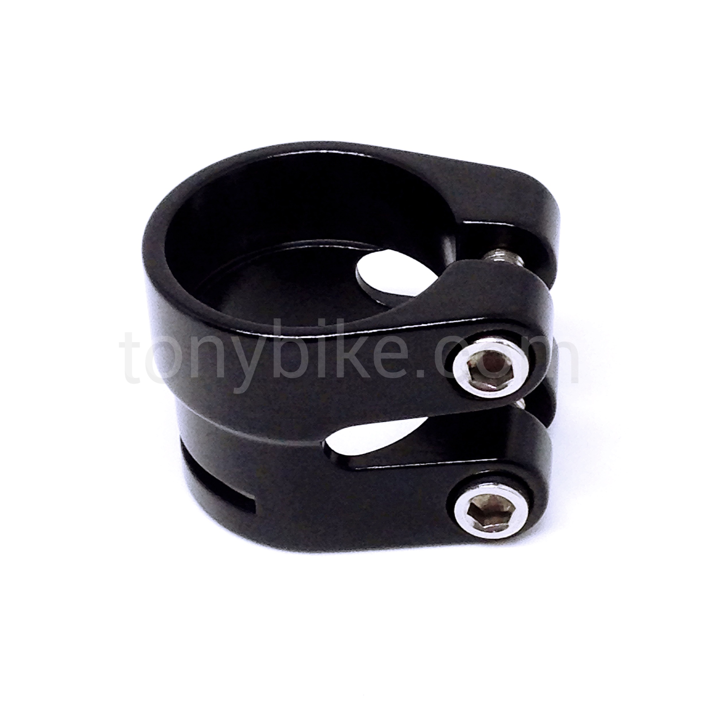 รัดหลักอาน 2 ชั้น อลูมิเนียม ด้านบน 3.2 ด้านล่าง 3.6 cm