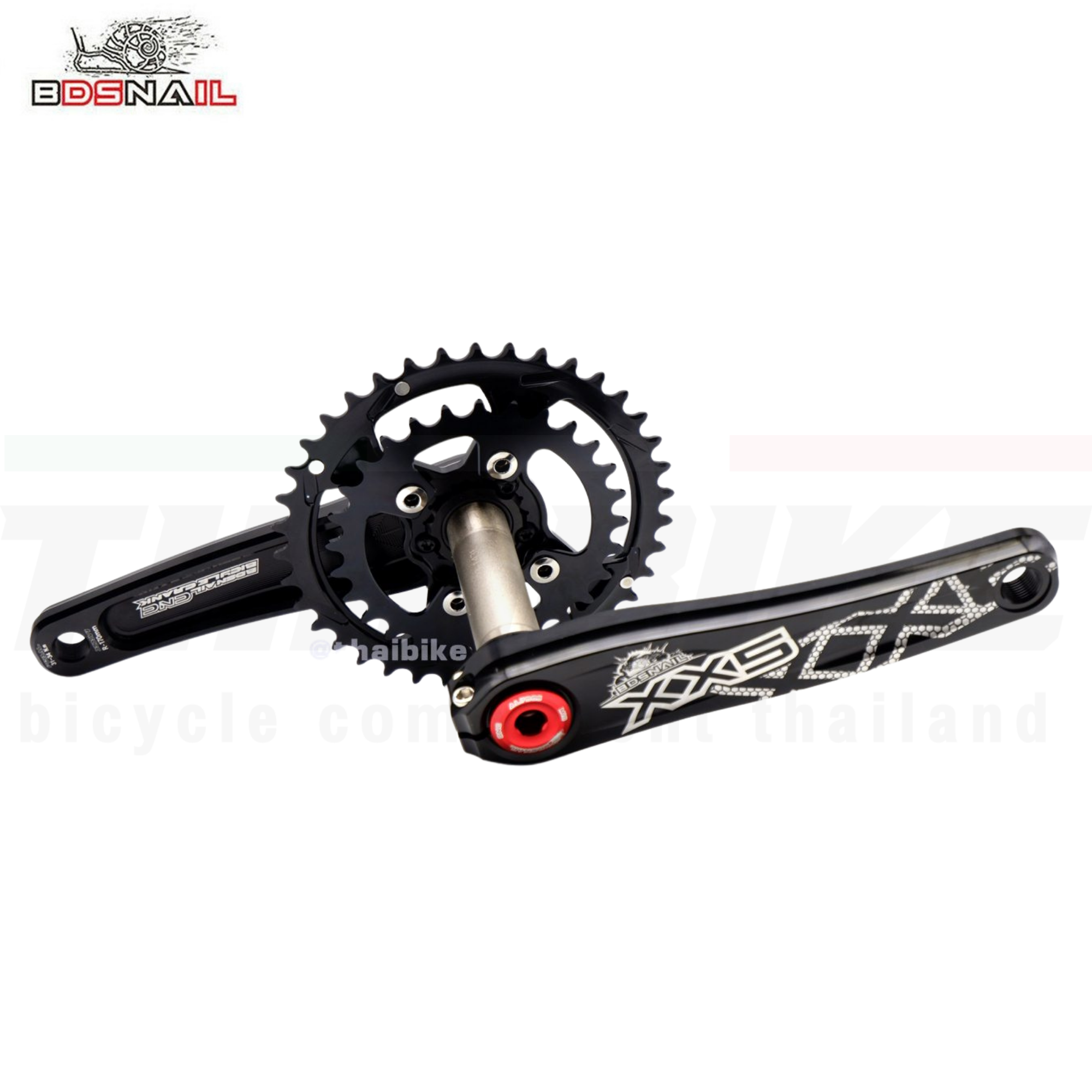 ชุดขาจานจักรยานเสือภูเขา BDSNAIL Narrow Wide Chainring MTB GXP 170mm แถมฟรีกะโหลก