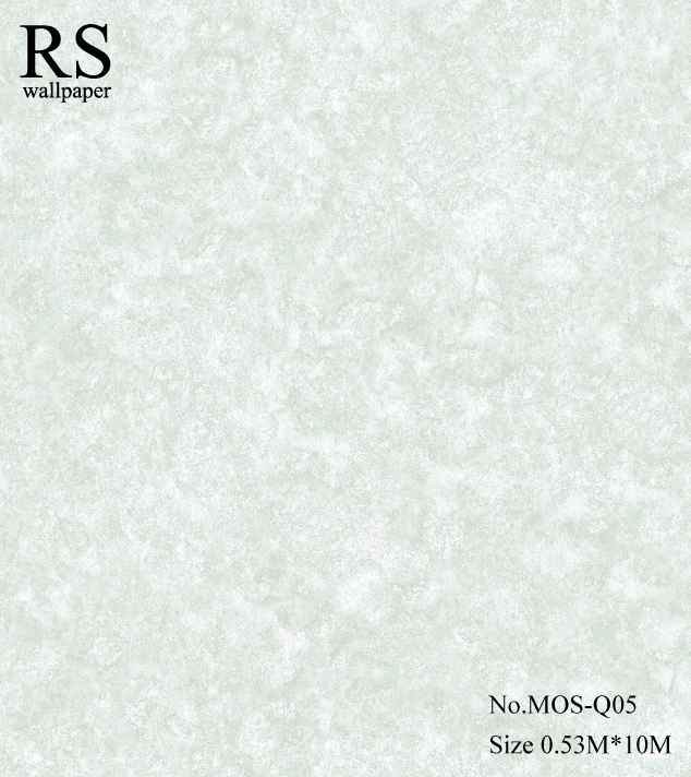 วอลเปเปอร์ลายปูนเปลือยโทนสีเทาอ่อนมีกลิตเตอร์สีเงิน MOS-Q05