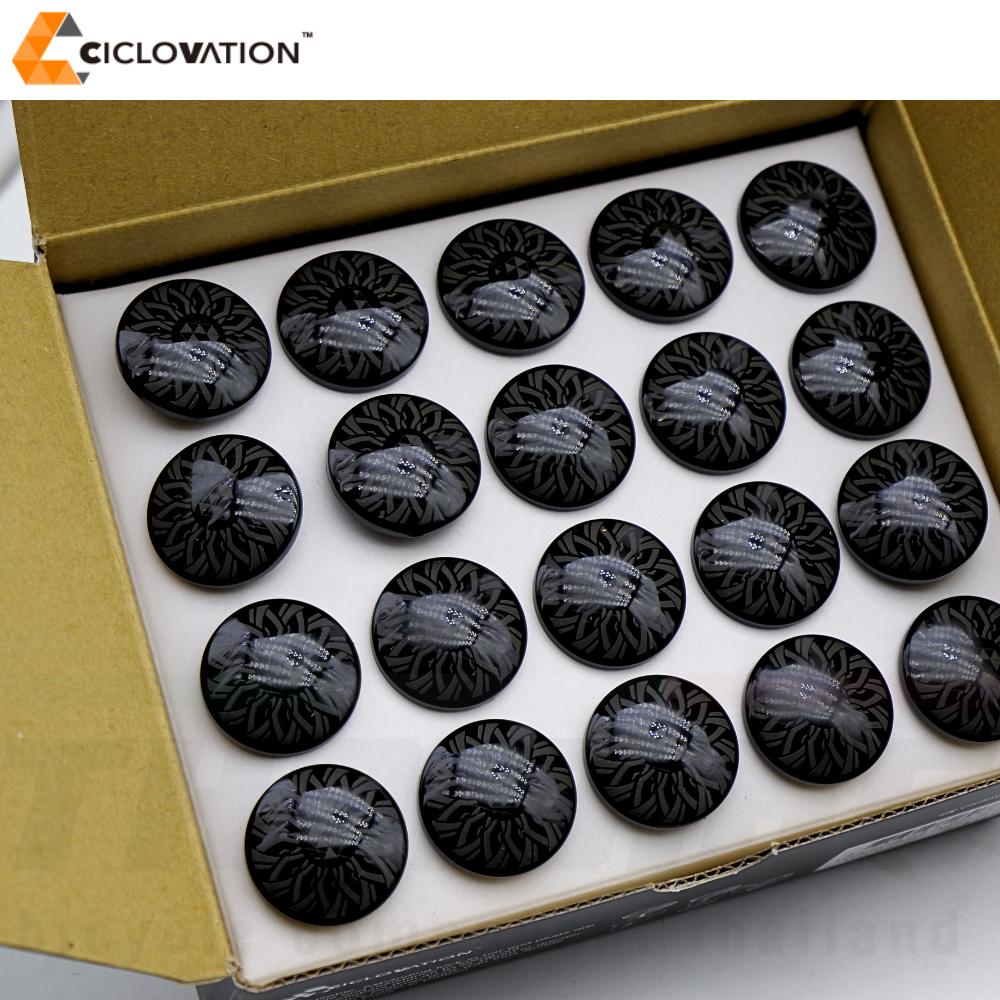 จุกฝาปิดปลายแฮนด์จักรยาน ยี่ห้อ CICLOVATION รุ่น Advanced UFO Turbo End Plugs