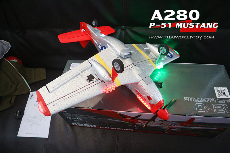 XK A280 RC P51 Mustang Fighter (RTF)