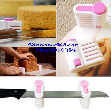 ++พร้อมส่ง++ ที่ล็อคมีดตัดแบ่งชั้นเค้ก/ขนมปัง Cake slicer / layering aids เพื่อให้เรียบ สวย และเท่ากันทุกแผ่น 1 ชุด มี 2 ชิ้น