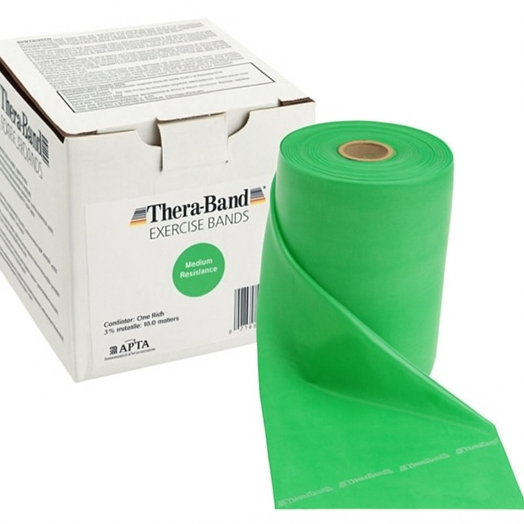 แผ่นยางยืดออกกำลังกายTheraBand ขนาด 45.5 เมตร (50 หลา) USA