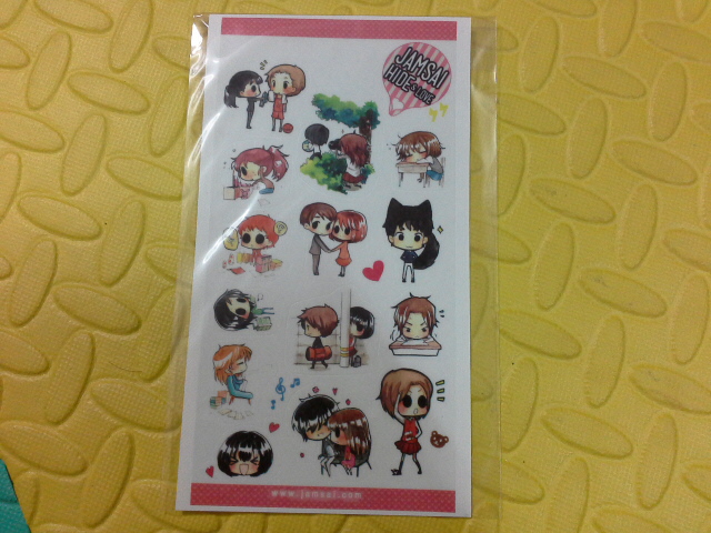 สติกเกอร์ Jamsai hide & Love