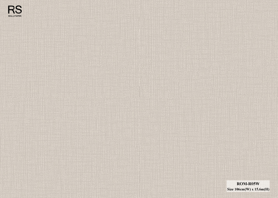 วอลเปเปอร์สีพื้นน้ำตาลทอง ROM-R05W