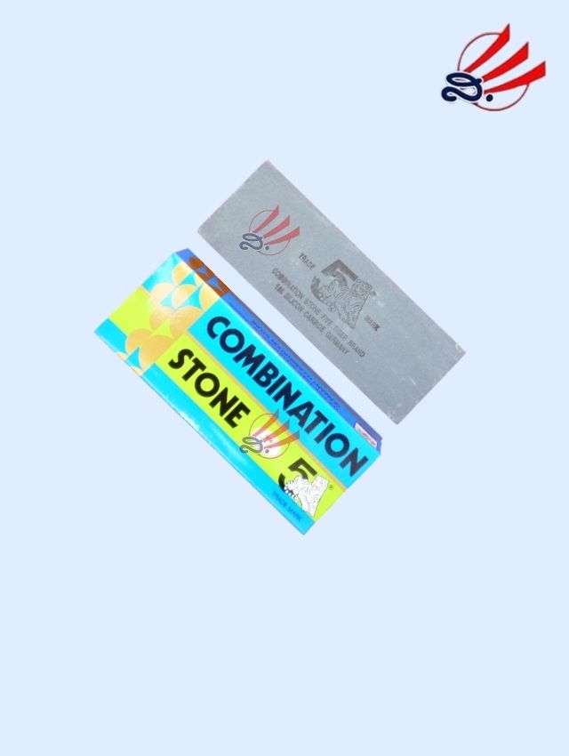 Combination Stone หินลับมีดเสือทองยาว 8"x2"x1"
