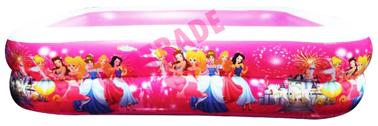 สระน้ำเหลี่ยมพื้นเรียบ 1.2 ม. 2 ลอน เจ้าหญิง(ลิขสิทธิ์แท้)(1x3)