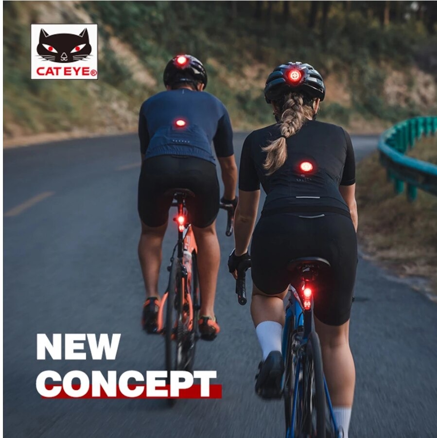 แท้ หมวกกันน็อคจักรยาน เสือหมอบ เสือภูเขา CATEYE Cycling Helmet Detachable Taillight Ultralight