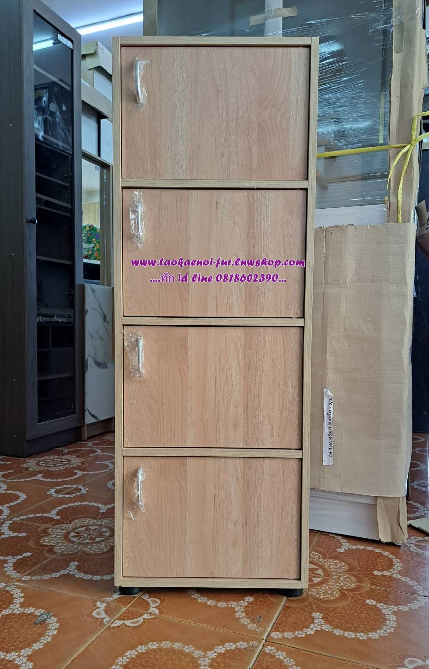 LK-4B ล็อกเกอร์ 4 ชั้นบานประตู