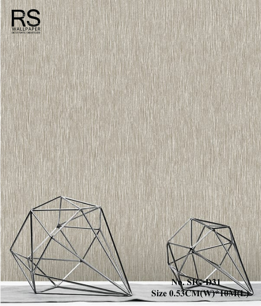 วอลเปเปอร์ โทนสีเทาเทกเจอร์ลายเส้น No.SIG-D31