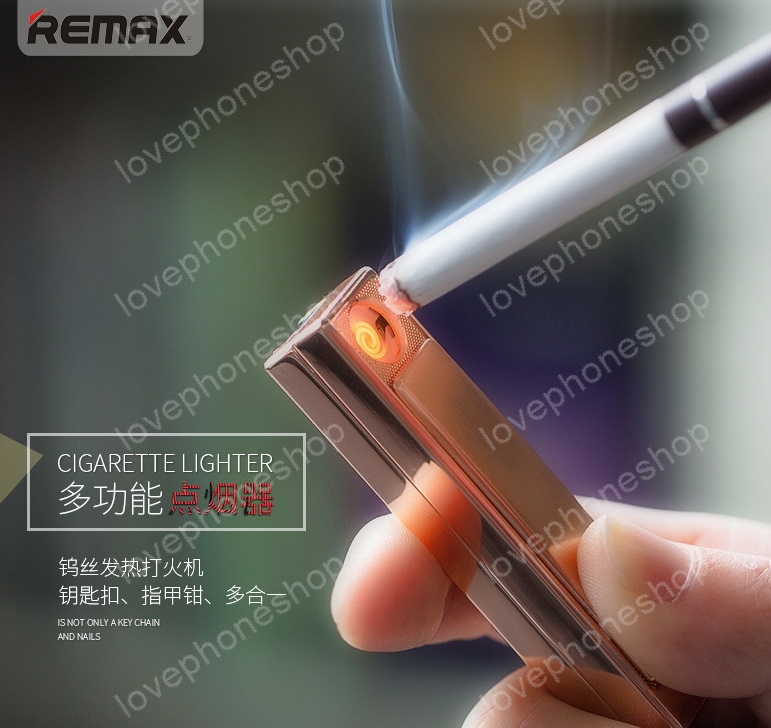 Smoking Set Remax พวงกุญแจยี่ห้อ Remax มีพร้อมที่จุดบุหรี่ และมีที่ตัดเล็บในตัว ส่งฟรี!!