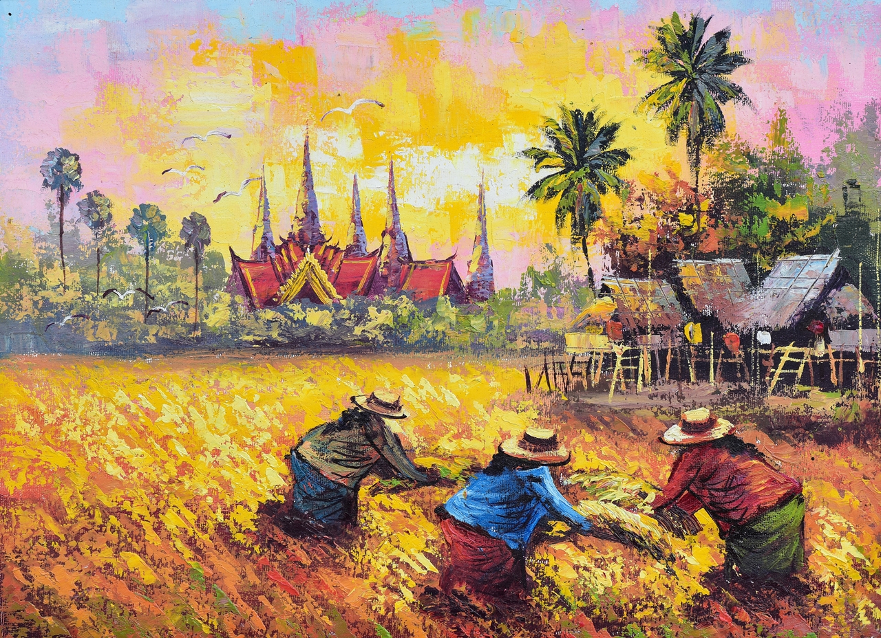 วอลเปเปอร์ ภาพสีน้ำมัน SS0142