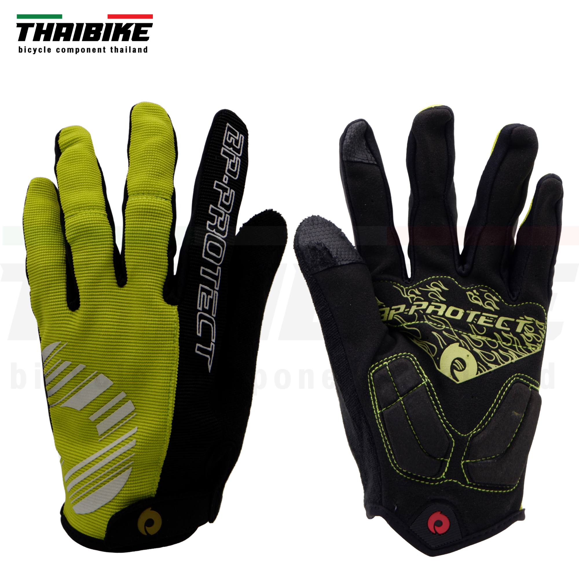 ถุงมือปั่นจักรยานเต็มนิ้ว BP-PROTECT ถุงมือจักรยาน แบบยาว