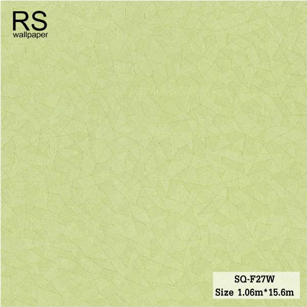 วอลเปเปอร์สไตล์โมเดิร์น ลายสามเหลี่ยมเล็ก สีเขียวอ่อน SQ-F27W