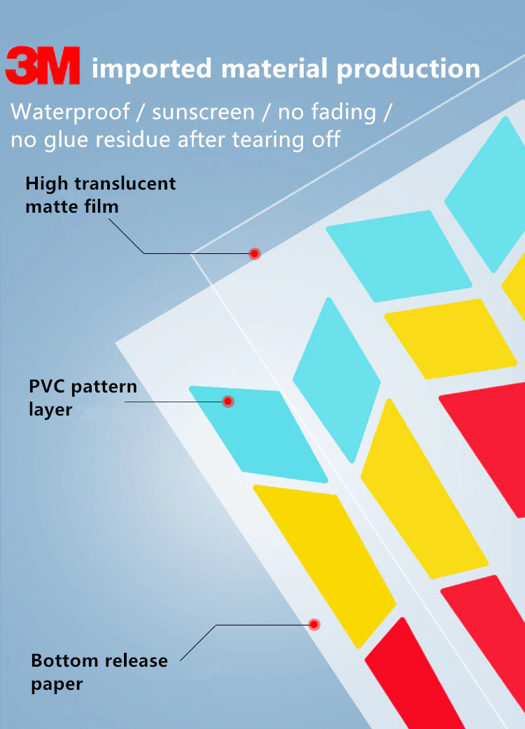 สติกเกอร์ติดเฟรมจักรยาน READU สติกเกอร์ลายทีม 1 ชุด 4 ชิ้น